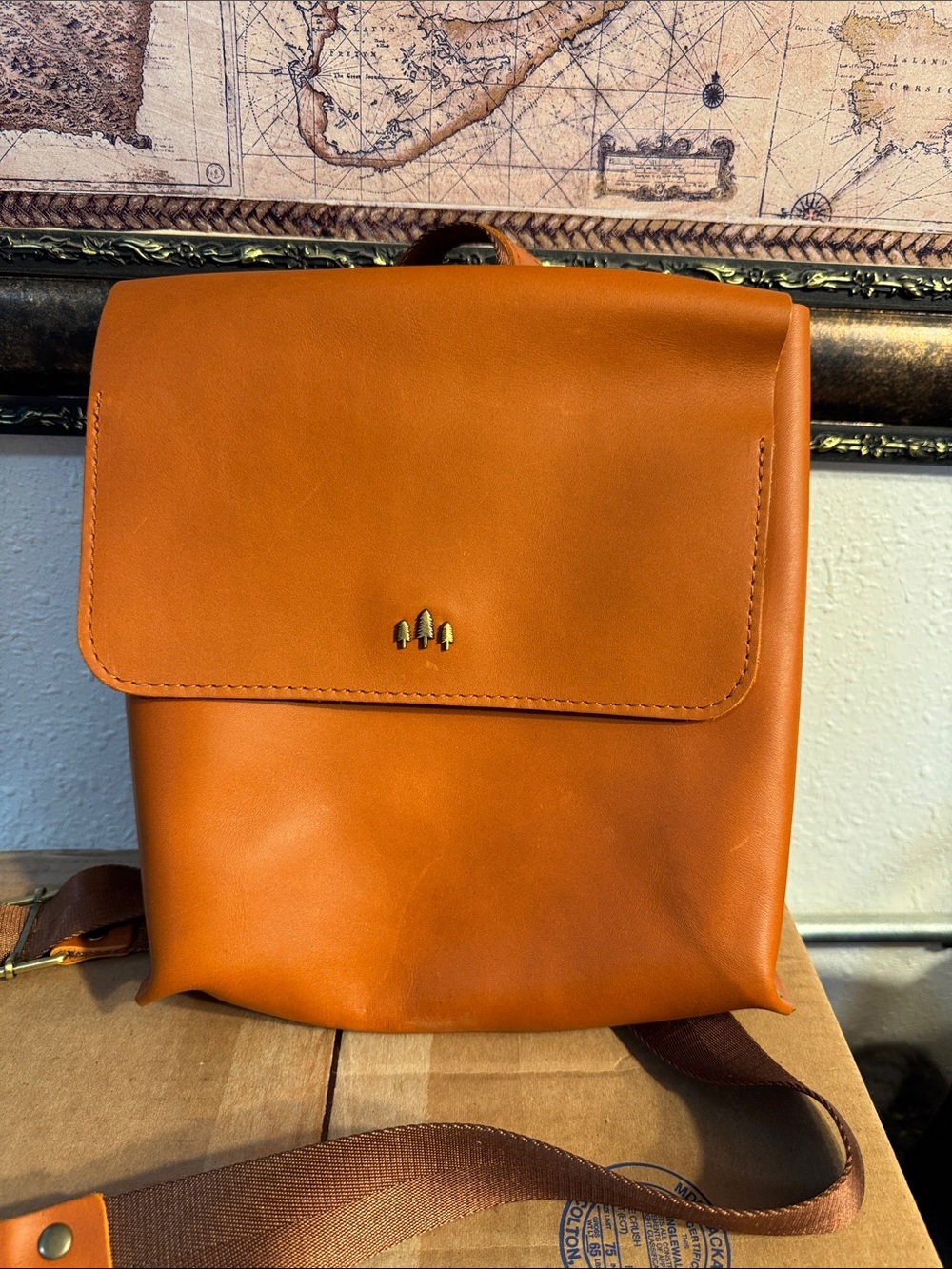 Small Portland Leather Goods Backpack